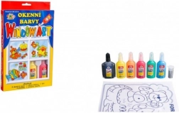 Creatoys okenní slupovací barvy 6×20 ml