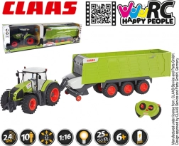 RC traktor CLAAS AXION s přívěsem CLAAS CARGOS 2,4 GHz
