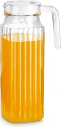 Skleněný džbán s víčkem do lednice 1 l