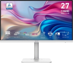 Monitor 27 palců Modern LED UHD Plochý 60Hz bílý