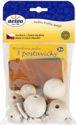 Detoa kreativní sada – dřevěné postavičky k tvoření