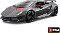 Model auta Bburago Lamborghini Sesto Elemento 1:24 šedá