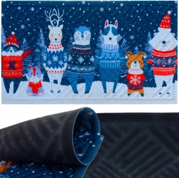 Vánoční vstupní rohož RUHHY 75 × 45 cm