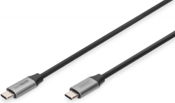 USB‑C kabel 3.0, 60 W, 5 Gbps, USB‑C na USB‑C, 1 m, černý