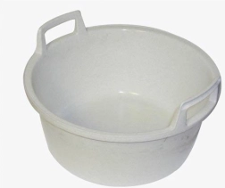 Plastový škopek 43 cm s uchy granit