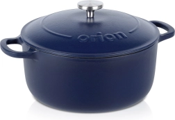 Litinový hrnec s poklicí smaltovaný 26 cm, 5,2 l Orion