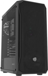 pc skříň fury shobo sh4f midi tower s tvrzeným sklem černá