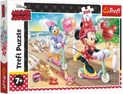 Puzzle 200 dílků Minnie na pláži Disney Minnie