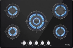 Plynový sporák se skleněným panelem IsEasy