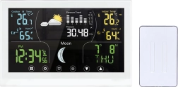 Solight meteostanice s barevným displejem bílá
