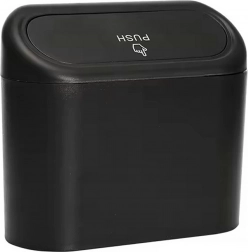 Uzavíratelný automobilový koš na odpadky