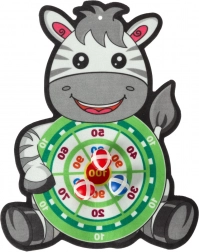 Bezpečný šipkový terč se suchým zipem ve tvaru zvířátka