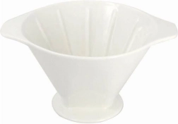 Porcelánový kávový filtr – bílý dripper