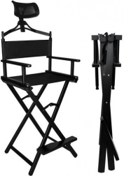 Hliníková make-up židle BEAUTYLUSHH se záhlavníkem