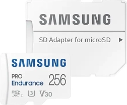 Samsung PRO Endurance microSD karta 256 GB + SD adaptér