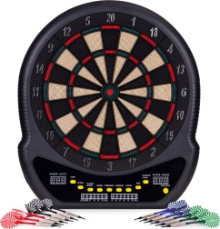 Elektronický terč LCD 48 cm se 27 hrami a 12 šipkami