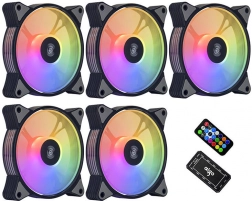 Sada ventilátorů AIGO 120 mm ARGB 5 v 1