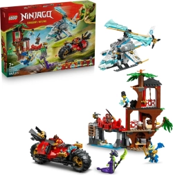 LEGO NINJAGO souboj nindža vozidel a domek na stromě
