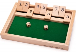 dřevěná hra shut the box BIGJIGS TOYS