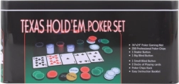 Pokerový set v plechovém boxu