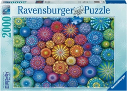 Puzzle 2000 dílků – duhové mandaly RAVENSBURGER