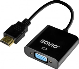 Adaptér HDMI na VGA Savio AK-75