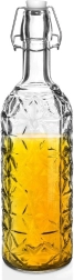 Skleněná láhev s klipem 750 ml