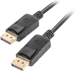 DisplayPort kabel 1.8 m (DP–DP), 4K, černý