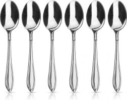 Ocelové čajové lžičky CONIC 6 ks