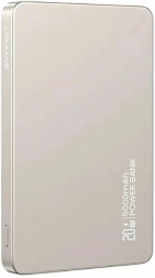 Bezdrátová powerbanka 5000 mAh s magnetickým uchycením MagSafe, 20W PD, titanová