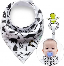 Bryndák s klipem na dudlík Lesní zvířátka