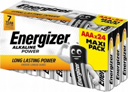 alkalické baterie AAA ENERGIZER Alkaline Power 24 ks
