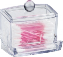 Dispenser na vatové tyčinky z akrylu ORION