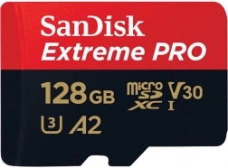 Paměťová karta SanDisk Extreme Pro microSDXC 128 GB A2 V30