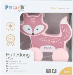 Dřevěná tahačka liška VIGA