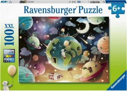 Ravensburger puzzle Planet Playground 100 dílků