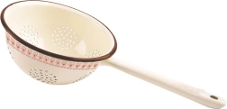 Smaltovaný kuchyňský cedník TONCA béžový 20 cm