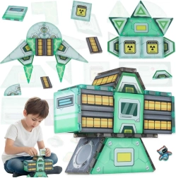 Magnetické stavebnice kosmická stanice STEM, 108 dílů
