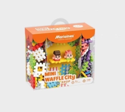 Stavebnice Mini Waffle City – Obchod 148 dílků