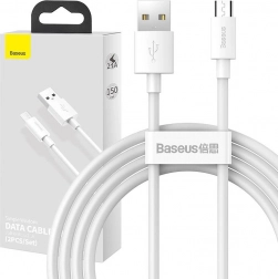 Sada datových kabelů Baseus USB na Micro 2,1A 1,5m