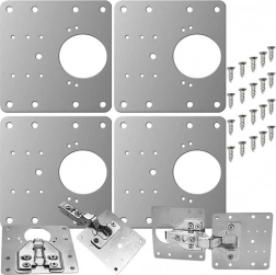 Opravné desky na nábytkové závěsy - sada 4 ks