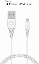 USB kabel Lightning MFi 1,2 m Swissten – bílý