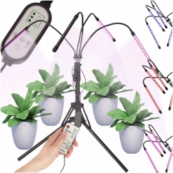 Lampa LED pro pěstování rostlin s panelem 4x80LED