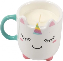 Jednorožčí hrnek se sójovou svíčkou