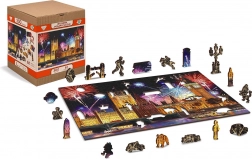 Dřevěné puzzle Noční Londýn 2v1, 150 dílků