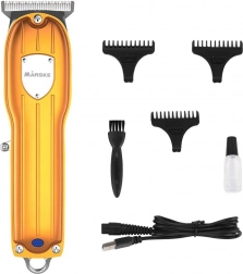 Zlatý bezdrátový zastřihovač vlasů a vousů MÄRSKE