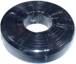 Telefonní kabel 4 žíly černý 100m role