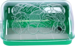 Plastový chlebník s větráním 33 × 25 × 17 cm