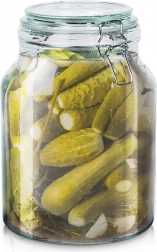 Sklenice s klipem IRMA 3,4 l