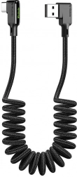 Úhlový USB–USB‑C kabel 1,8 m MCDODO